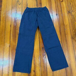 Yeezy Gap YZY Sateen Cargo Pants Navy Blue Oversized Men's Size Small